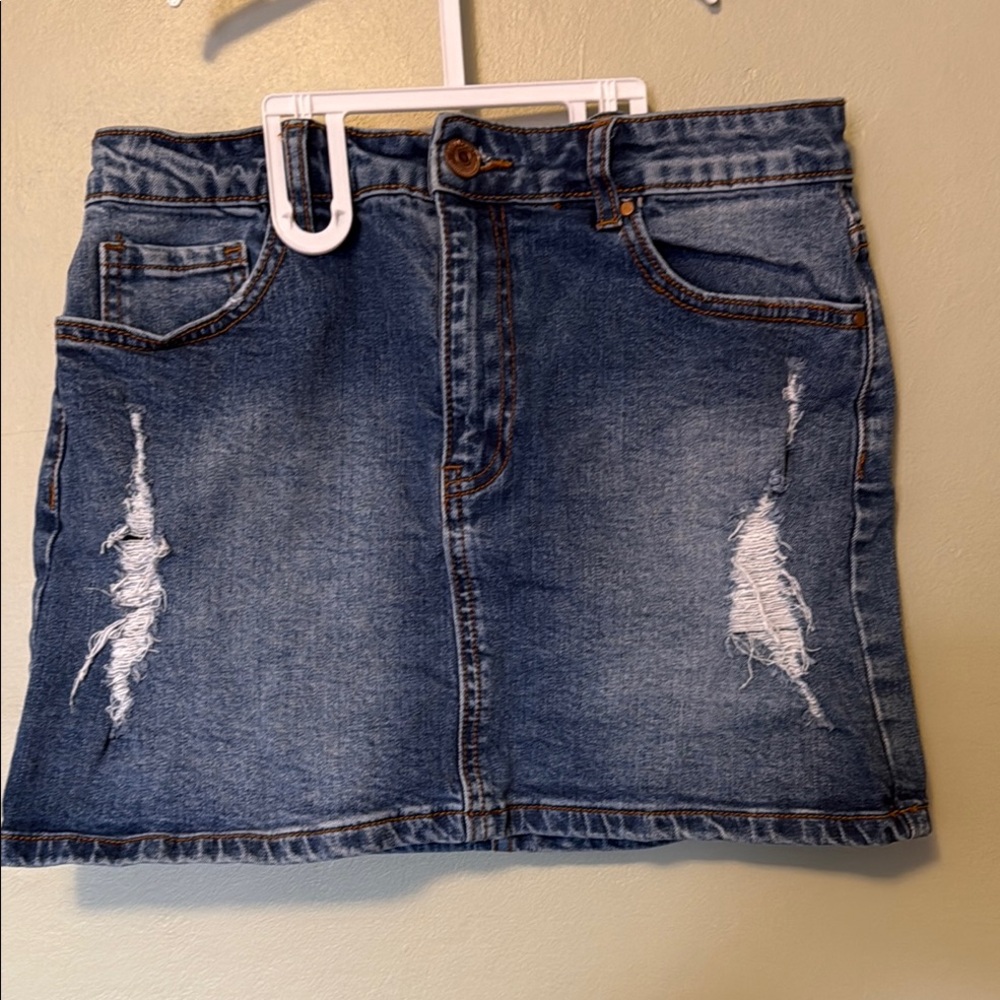 Denim Blue Skirt